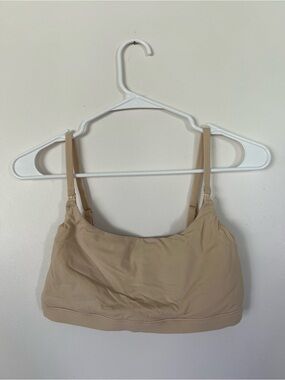 Skims Fits Everybody Maternity Pumping Scoop Bralette Medium Sand